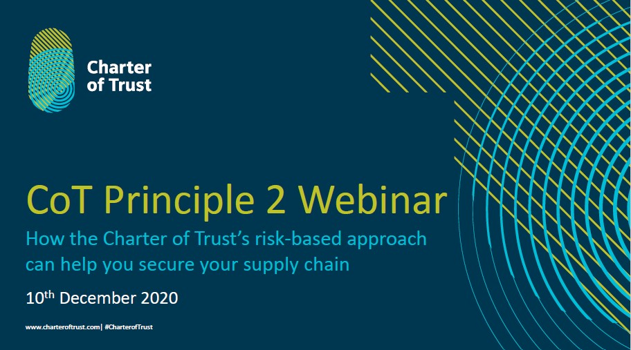 Charter of Trust Webinar: 